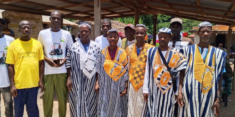 Danané, Guillaume Gbato promet de solutionner les problèmes du Gouroussé