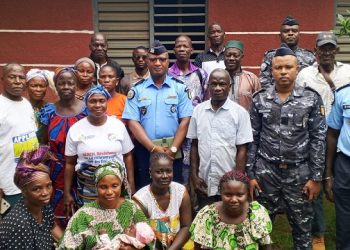 Danané, la police et les habitants du quartier La Paix unis pour la sécurité dans la localité