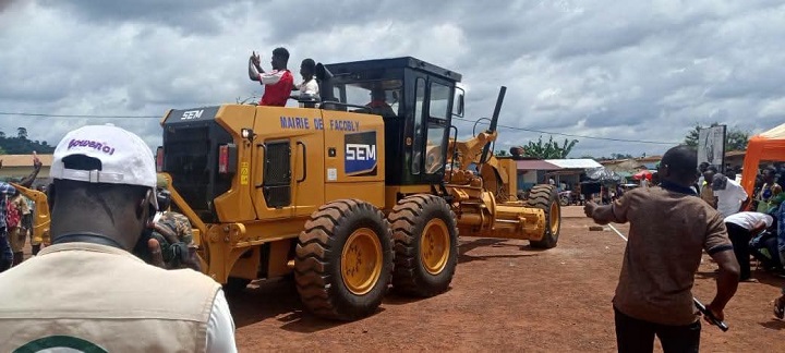 Facobly, la commune se dote de ses premiers engins de travaux publics